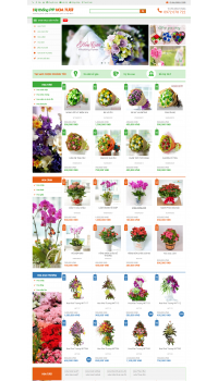 Thiết kế web giá rẻ hoa tươi