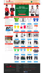 Thiết kế web giá rẻ áo đôi, áo gia đình, đồng phục