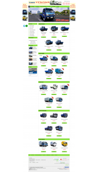 Thiết kế web giá rẻ bán xe tải