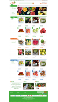 Thiết kế web giá rẻ hoa quả nhập khẩu