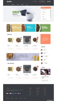 Thiết kế web giá rẻ thực phẩm - đồ uống