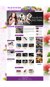 Thiết kế web giá rẻ salon tóc, thời trang tóc