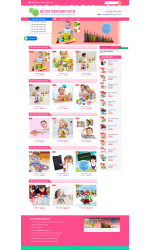 Thiết kế web giá rẻ bán đồ chơi trẻ em