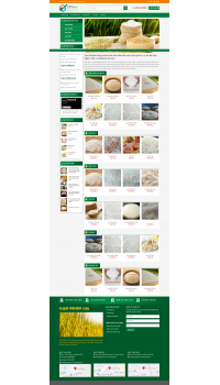 Thiết kế web giá rẻ bán gạo