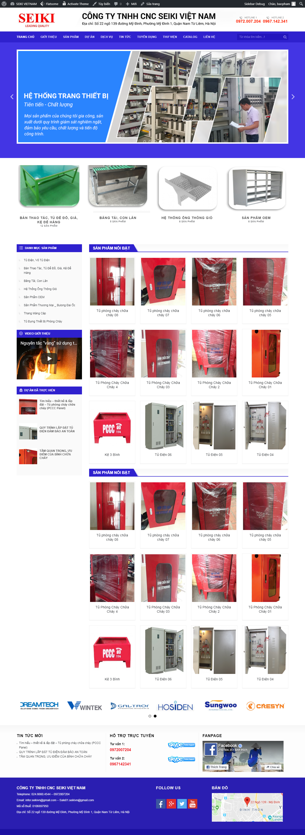 thiết kế web giá rẻ phòng cháy chữa cháy