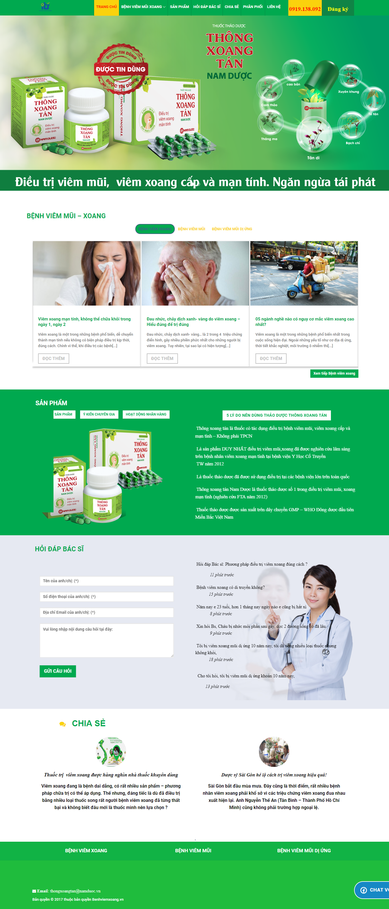 Thiết kế web giá rẻ dược phẩm